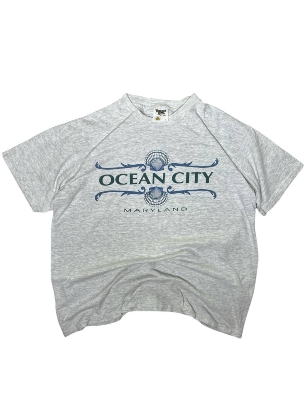 Vintage 90s Ocean City Maryland Single Stitch T Shirt Tennessee River L